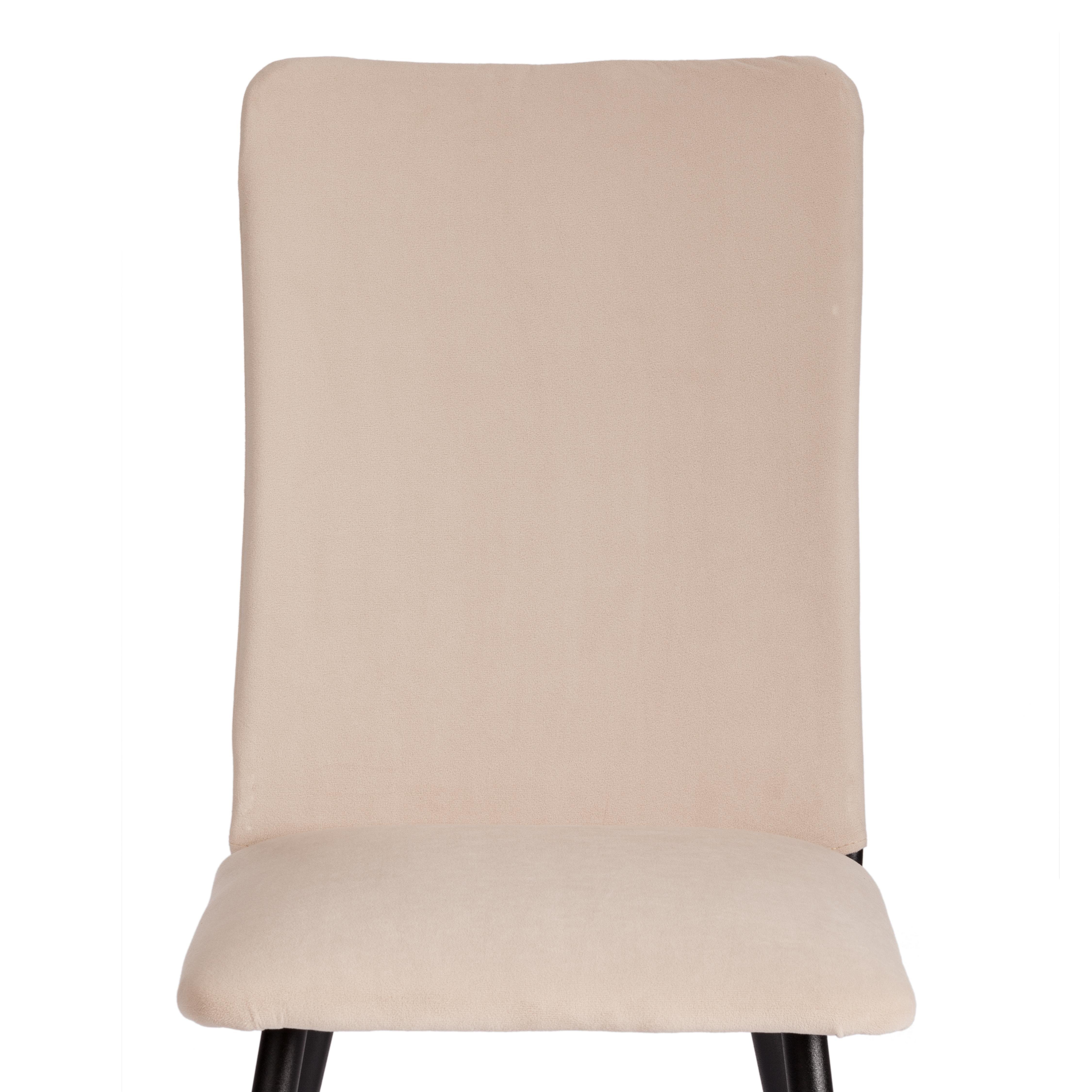 Стул TETCHAIR La Rousse велюр, бежевый 2 шт. - фото 17