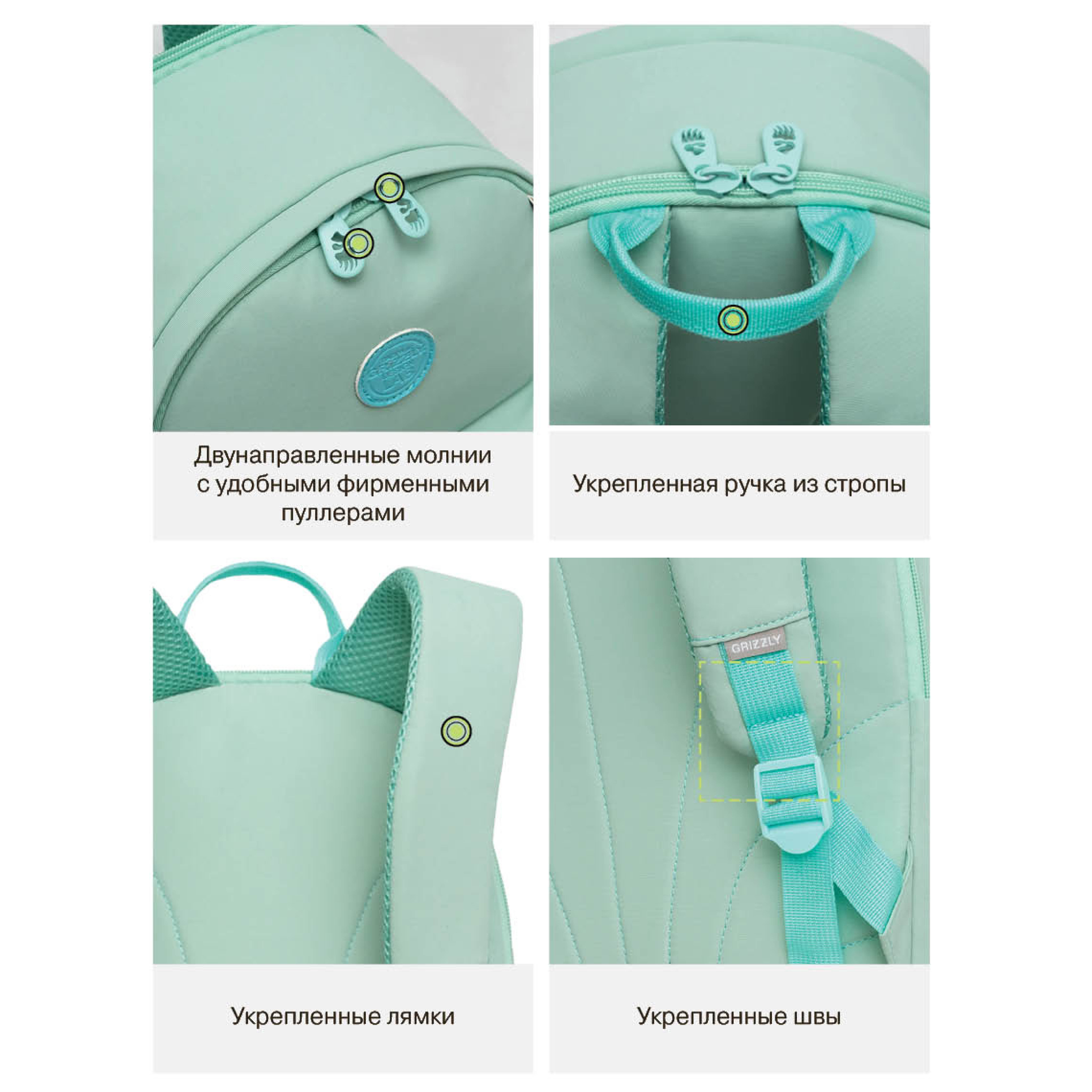 Рюкзак дошкольный Grizzly для девочки - фото 10
