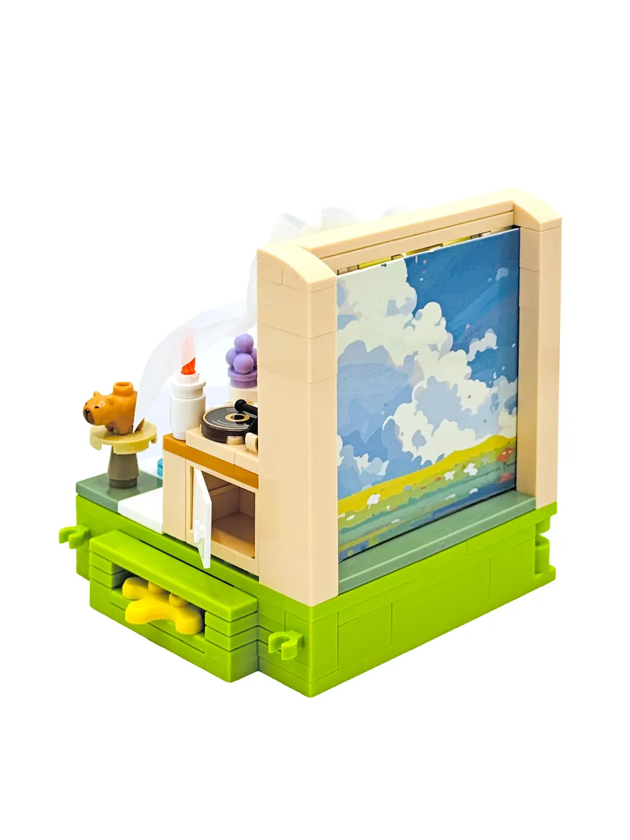 Конструктор Cubion Капибара в ванной 236 дет. - фото 15