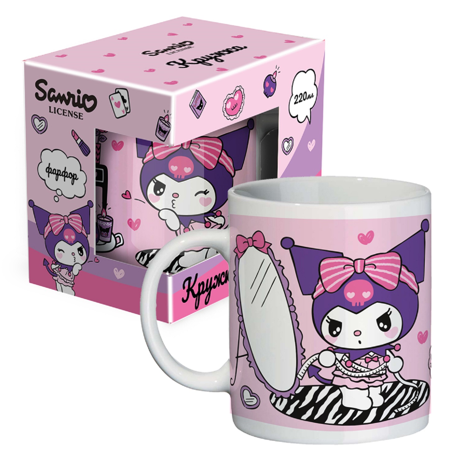 Кружка ND PLAY Kuromi 220 мл - фото 2