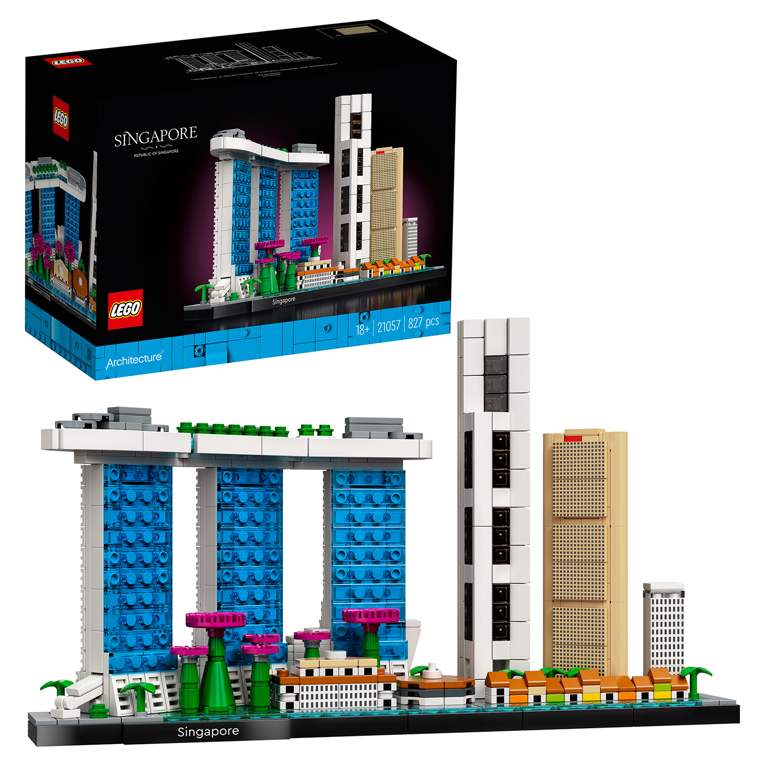 Конструктор LEGO Architecture Сингапур блочный - фото 1