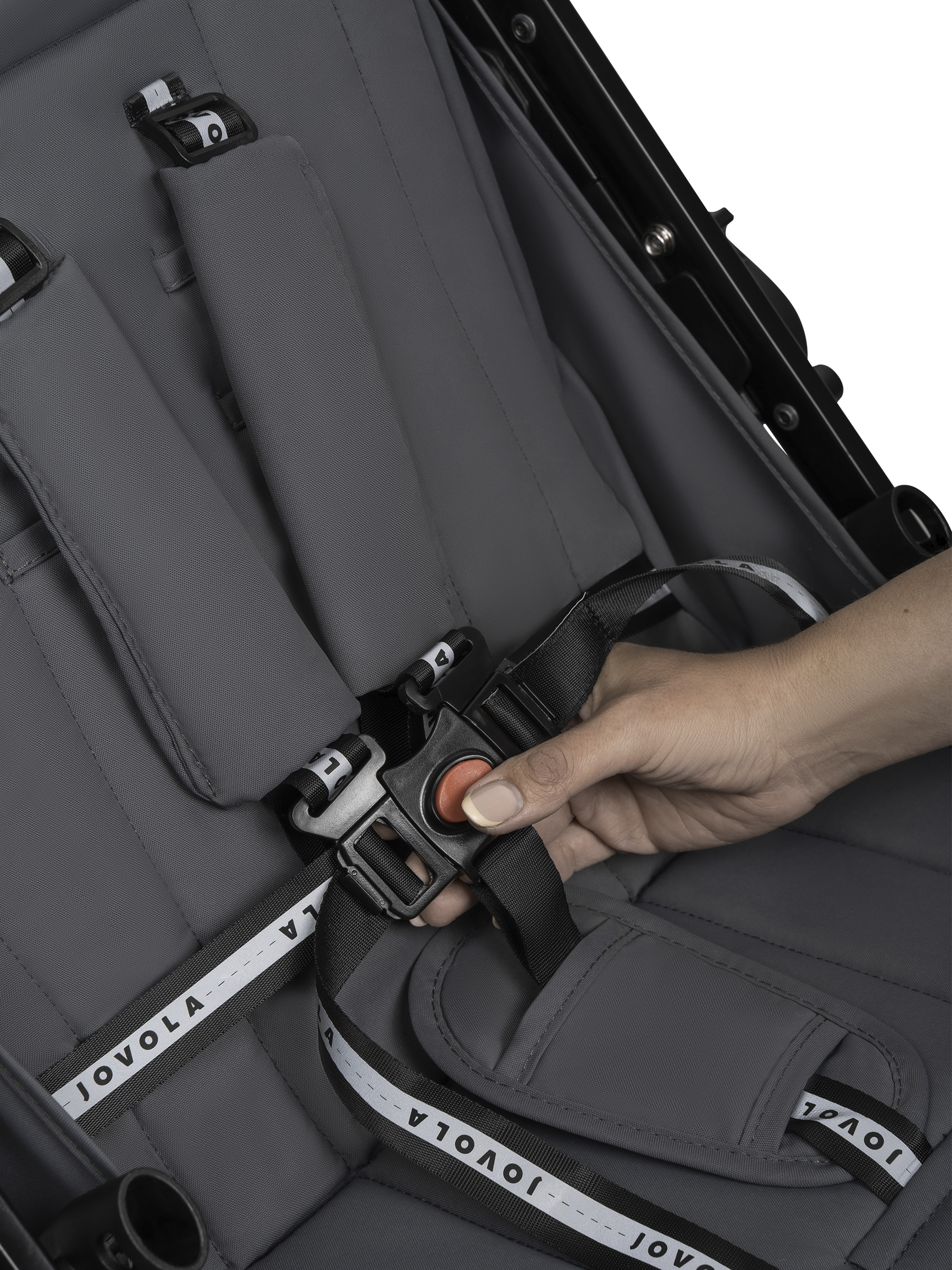 Коляска прогулочная JOVOLA Magma Plus темно-серый - фото 39