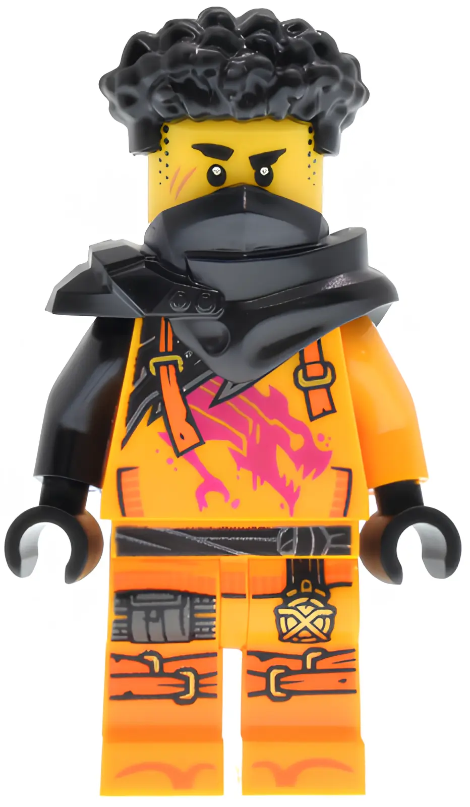 Изображение товара Минифигурка LEGO Ninjago Арин с магентным драконом и наплечниками Изображение товара Минифигурка LEGO Ninjago Арин с магентным драконом и наплечниками