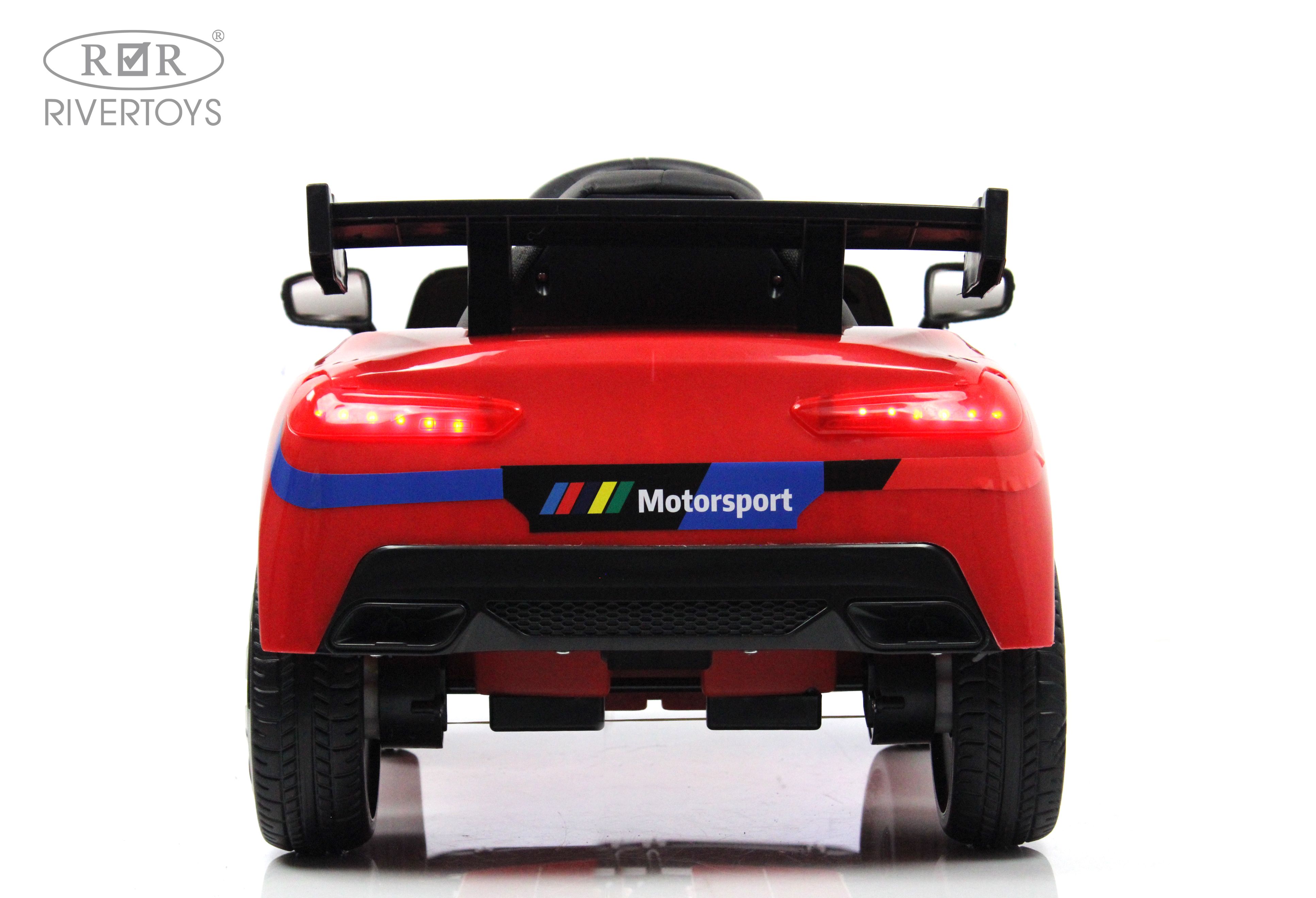 Электромобиль RIVERTOYS F444FF-RED С пультом ДУ - фото 5