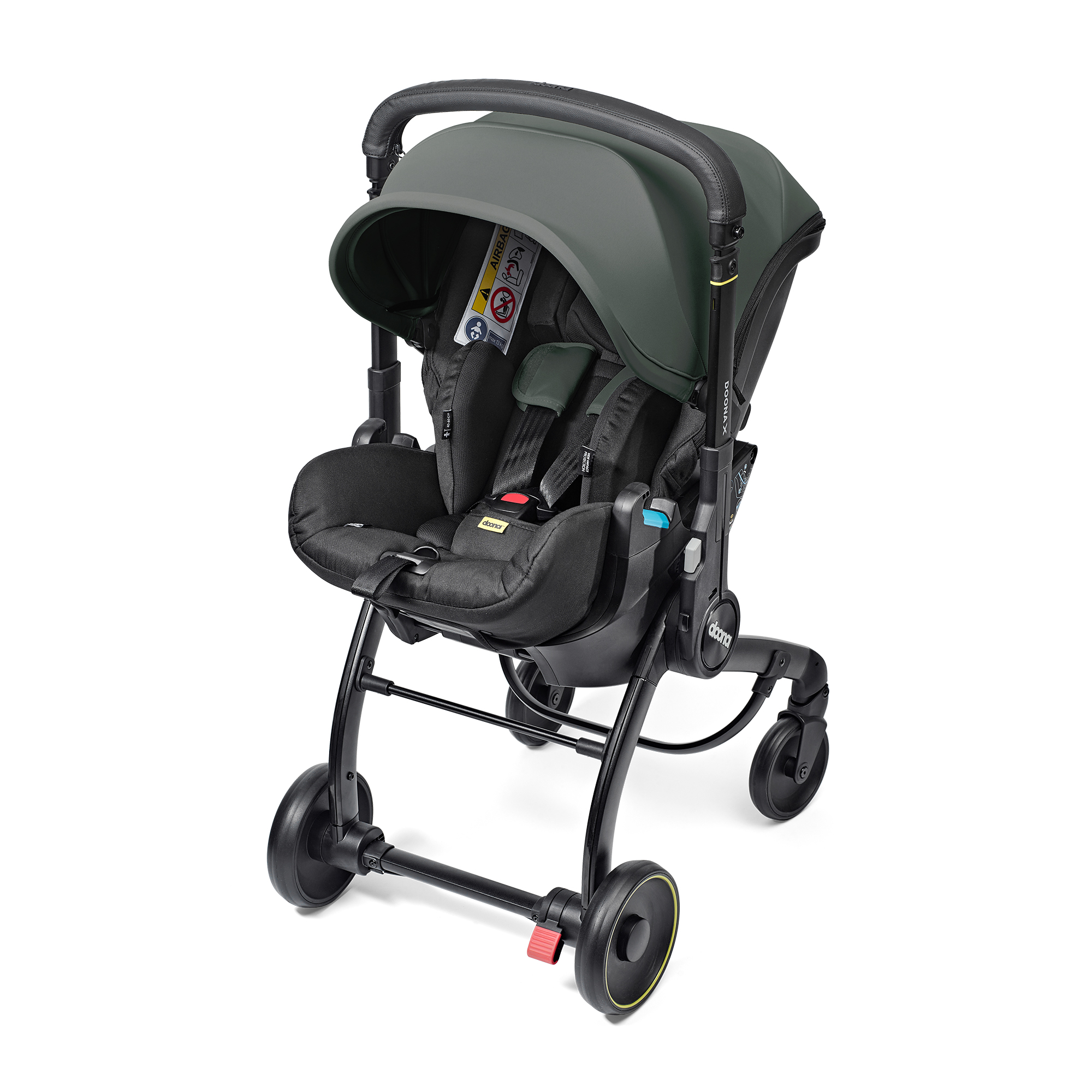 Автокресло Doona Doona X, цвет: Slate Green Isofix 0 (0 -13 кг) серый - фото 23