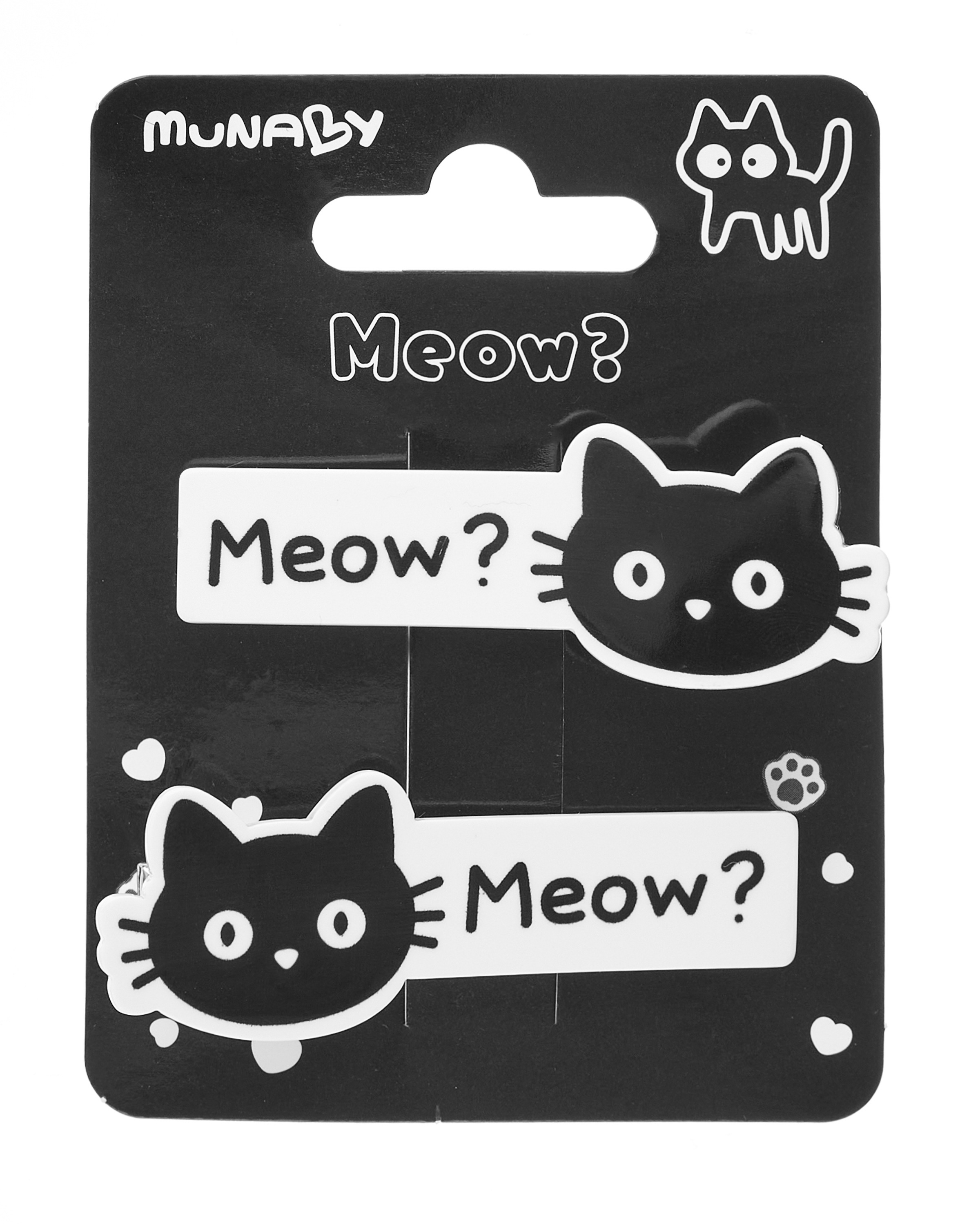 Заколка Munaby Black cat 2 шт. - фото 1