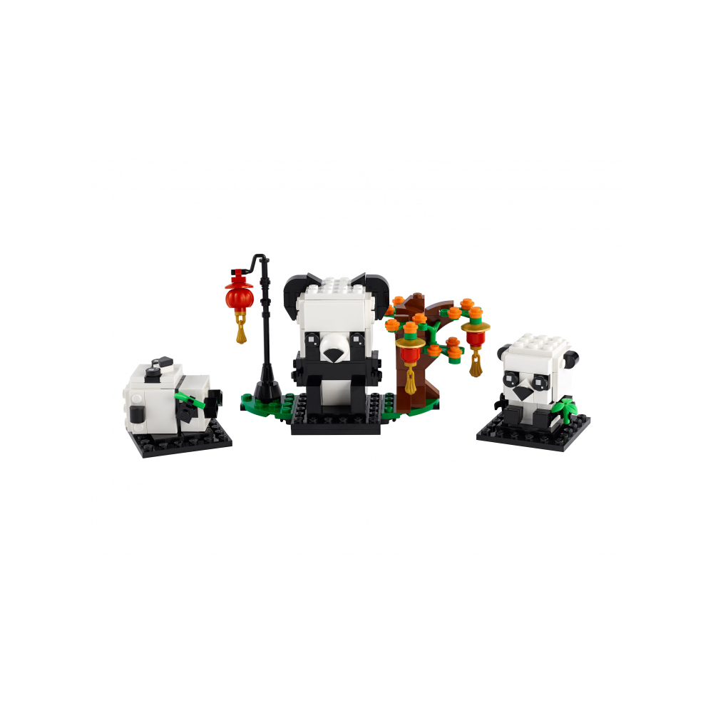 Конструктор LEGO BrickHeadz Набор Панды на Новый год 40466 191 дет. - фото 2