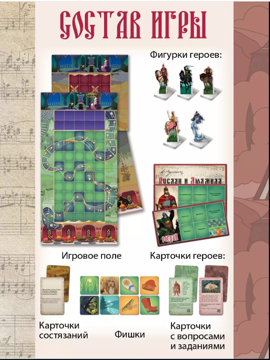 Настольная игра Игротека "Руслан и Людмила" - фото 2