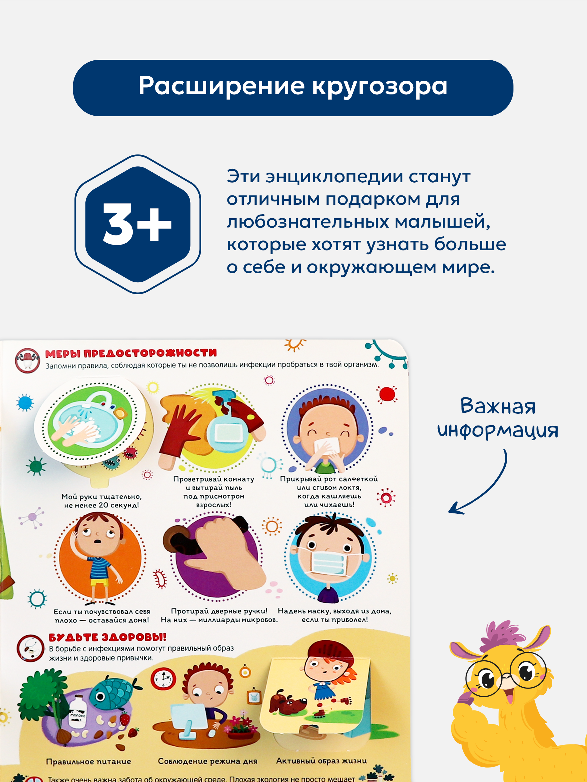 Набор книг с окошками Malamalama Энциклопедии как устроен человек и вирусы и бактерии - фото 3