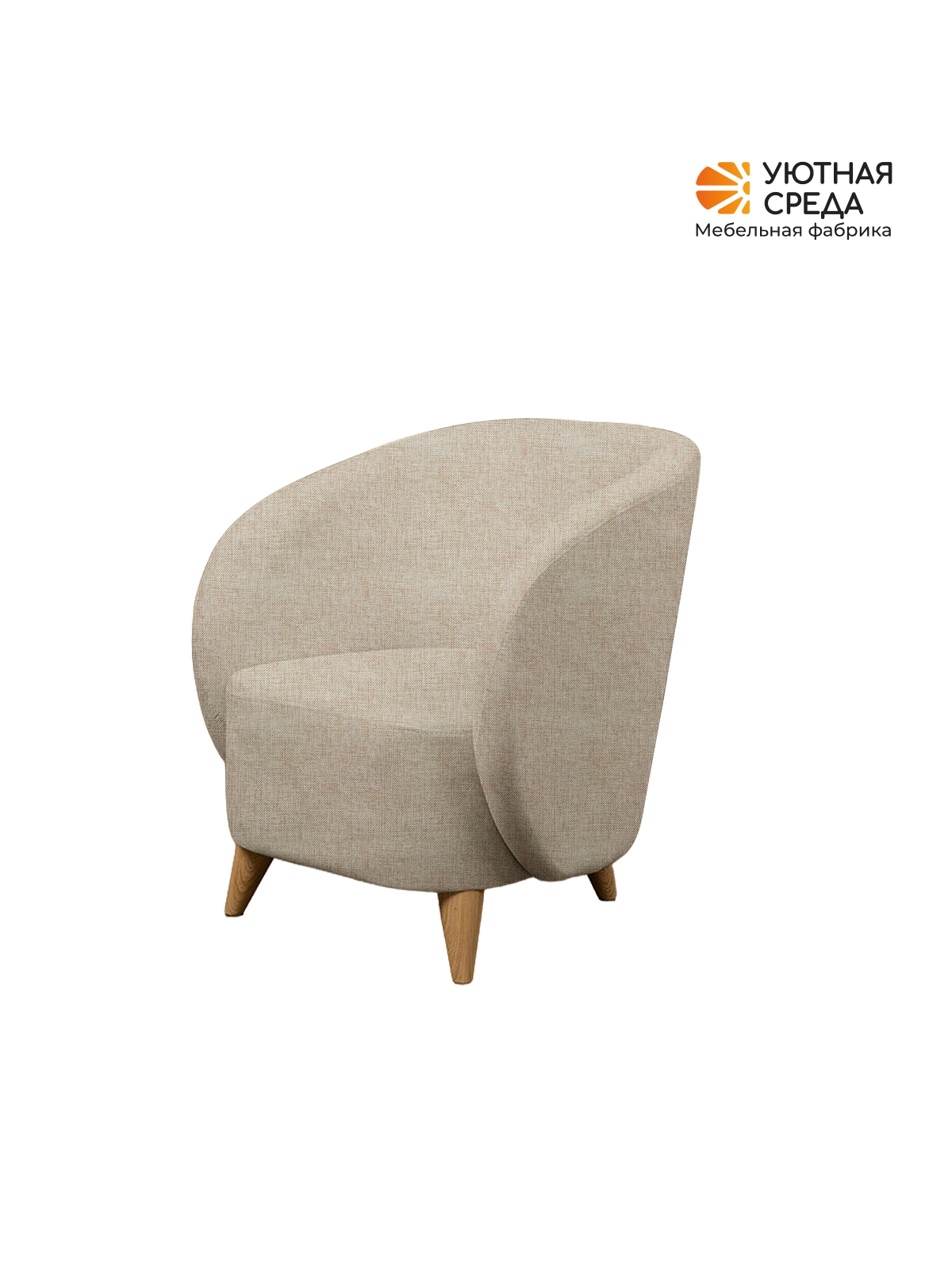 Кресло Уютная среда К300 бежевый - фото 15