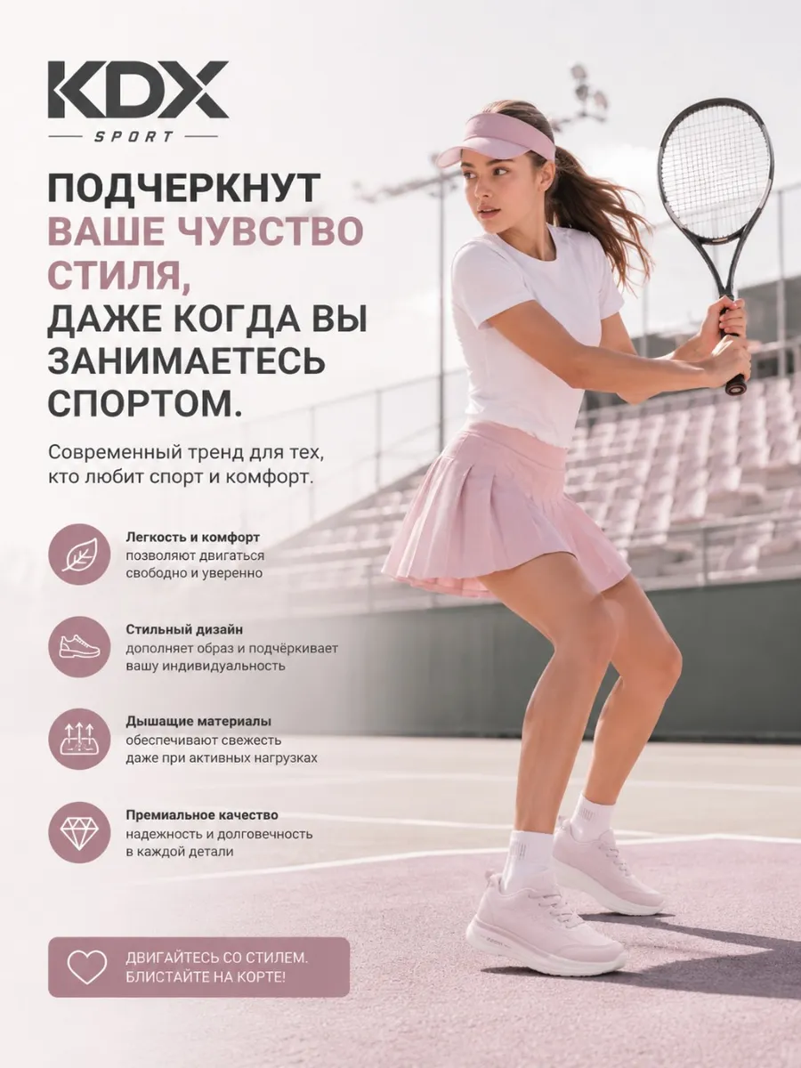 Кроссовки KDX CNE-09 pink - фото 6