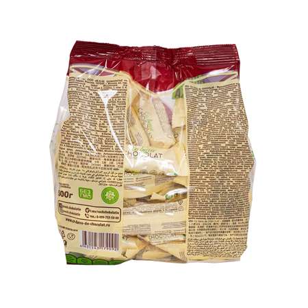 Мультизлаковые конфеты Co barre de CHOCOLAT с белой кондитерской глазурью 500 г