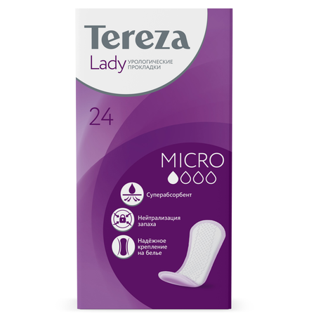 Прокладки урологические TerezaLady Micro 24шт