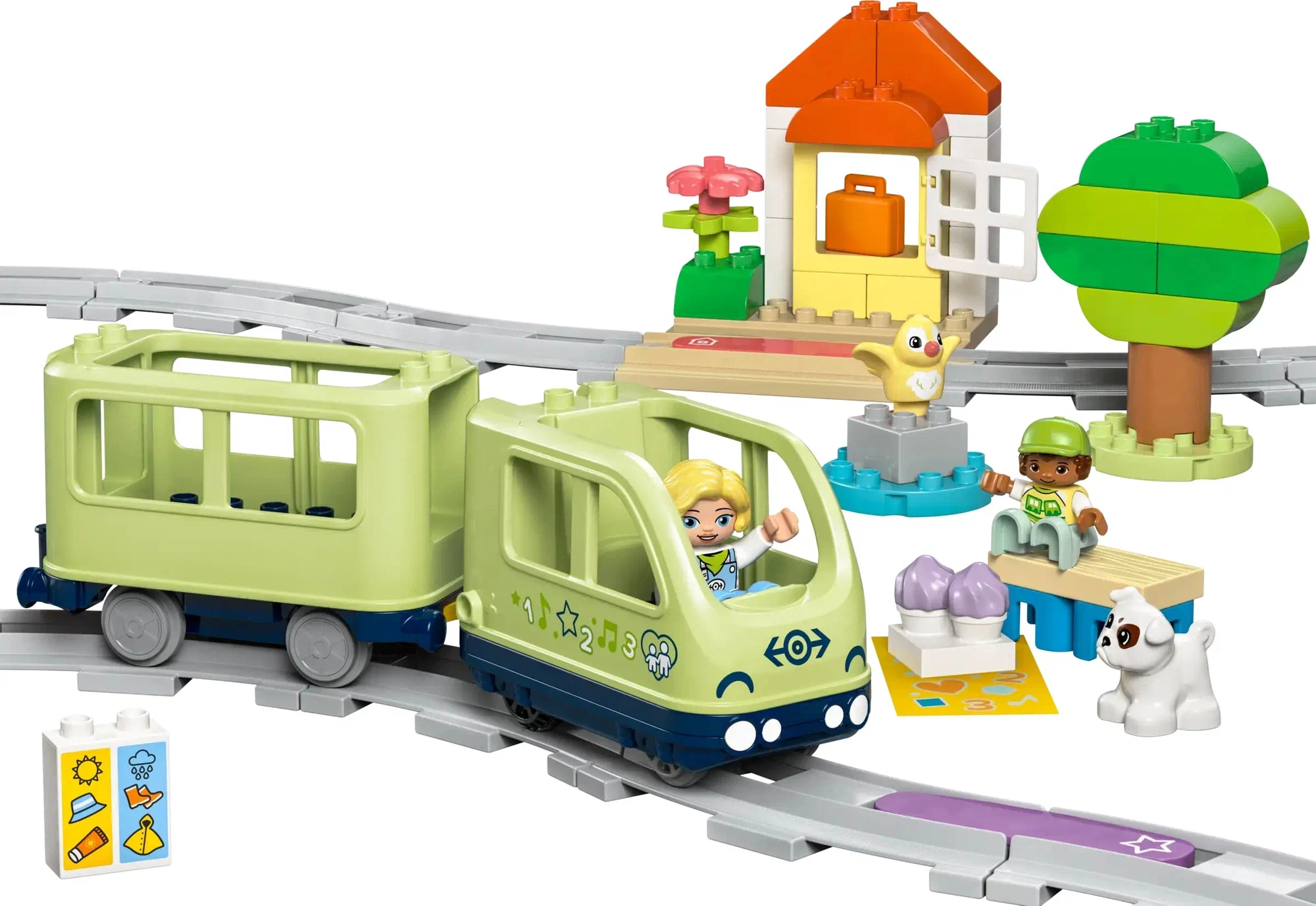 Конструктор LEGO DUPLO Железная Дорога 57 дет. - фото 1