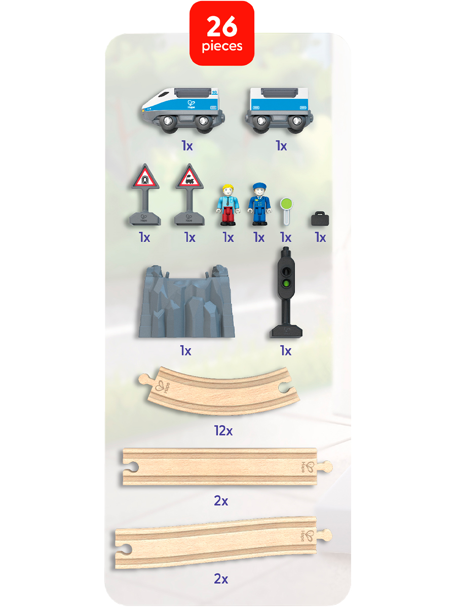 Развивающая железная дорога Hape E3729_HP - фото 15