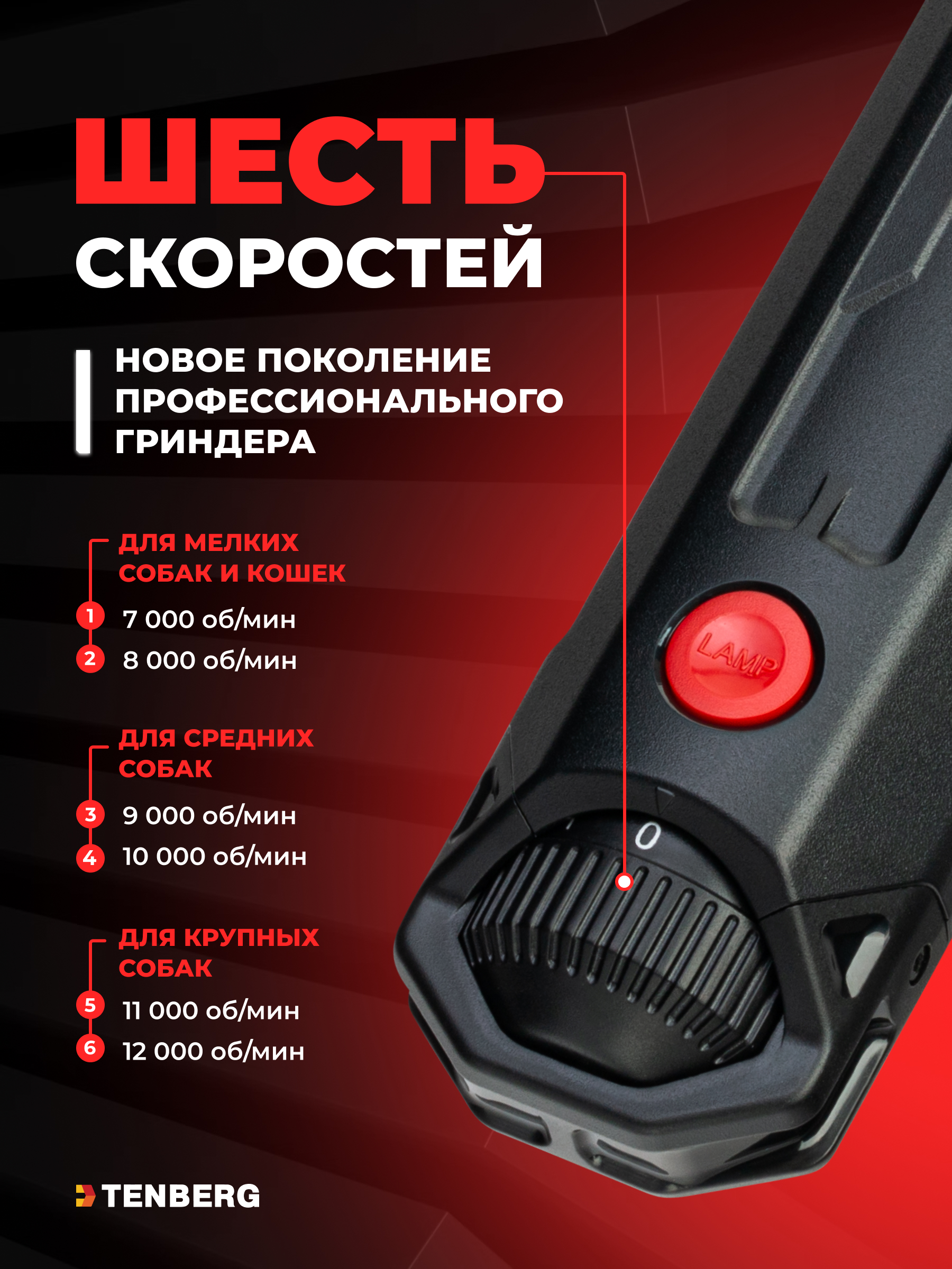 Гриндер для когтей собак TENBERG Cyber Pro - фото 3