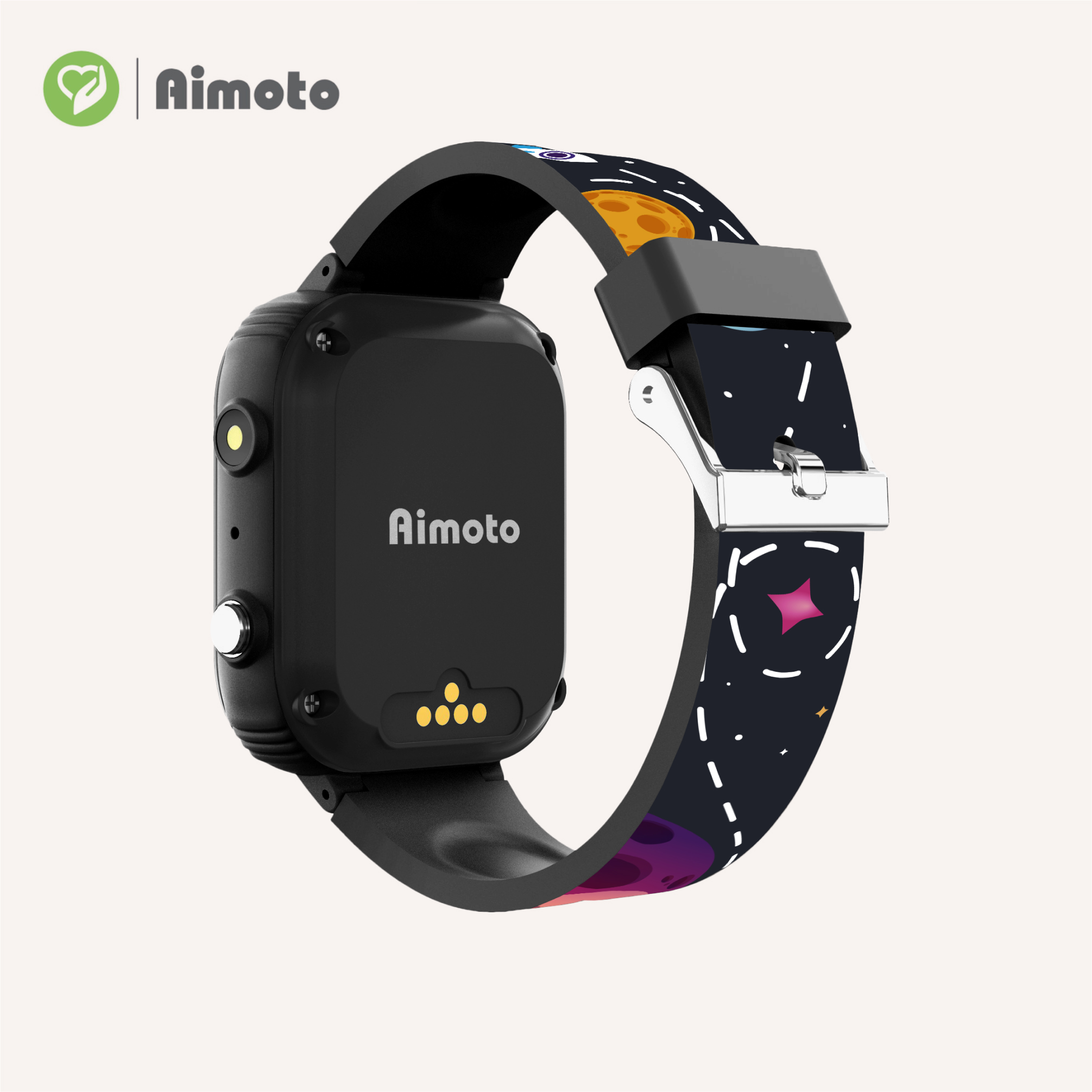 Детские смарт-часы Aimoto Pro 4G GPS с SIM картой в комплекте цвет космос - фото 9