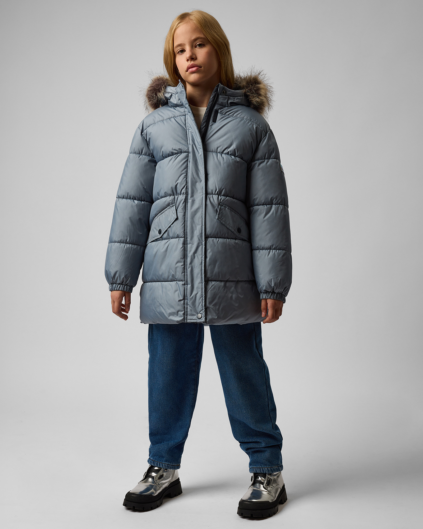 Пальто Futurino W24FU4-C26tg-55 - фото 8