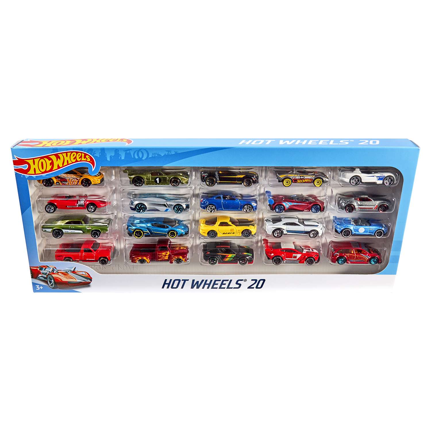 Игровой набор Hot Wheels из 20 машинок 1:64 в ассортименте H7045 - фото 12