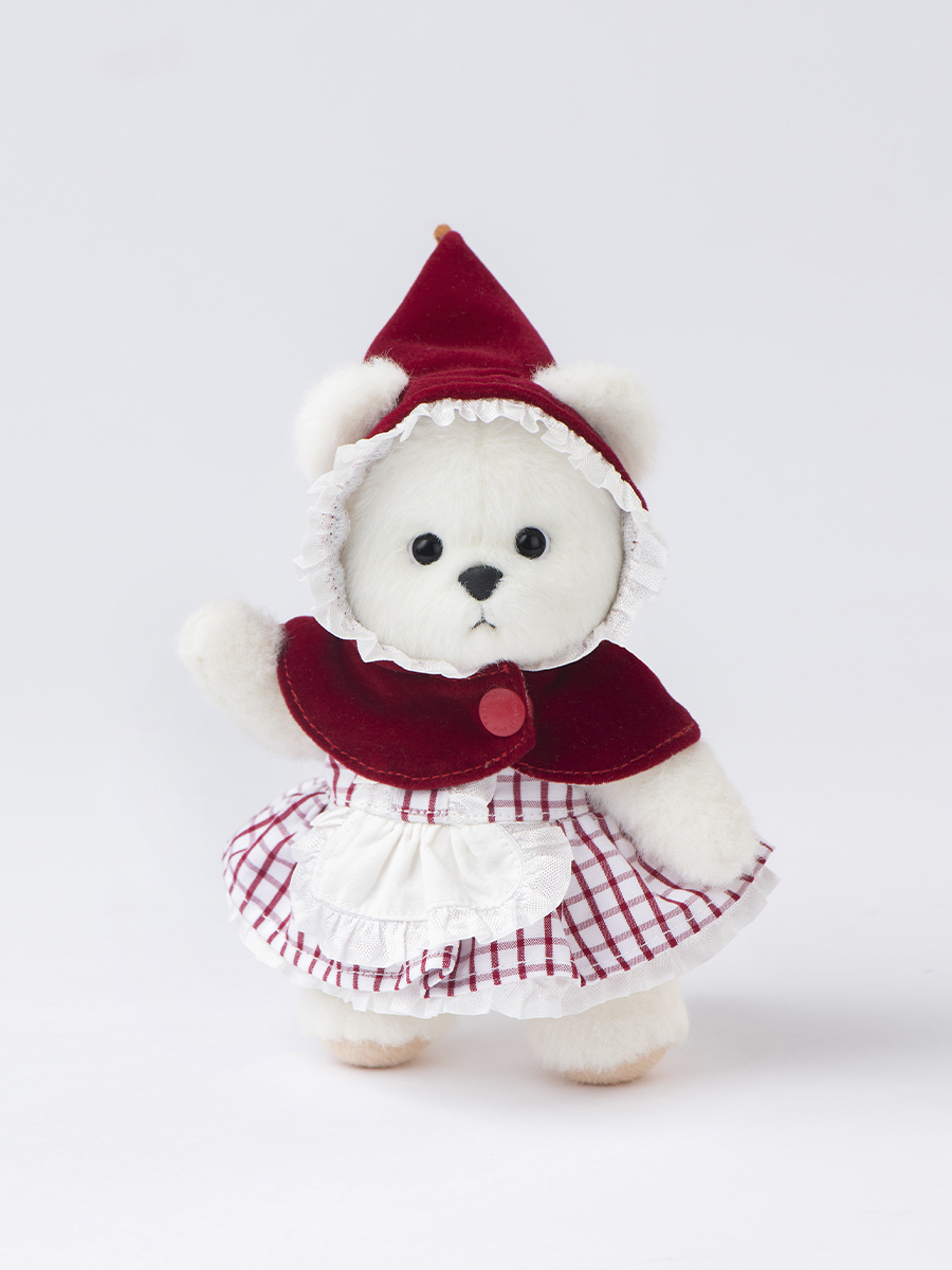 Мягкая игрушка TeddyTales Медведь Красная шапочка - фото 1