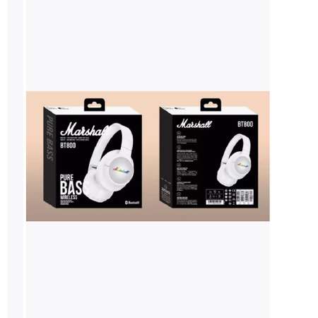 Наушники Bluetooth CASTLELADY беспроводные Marshall bt 800 white