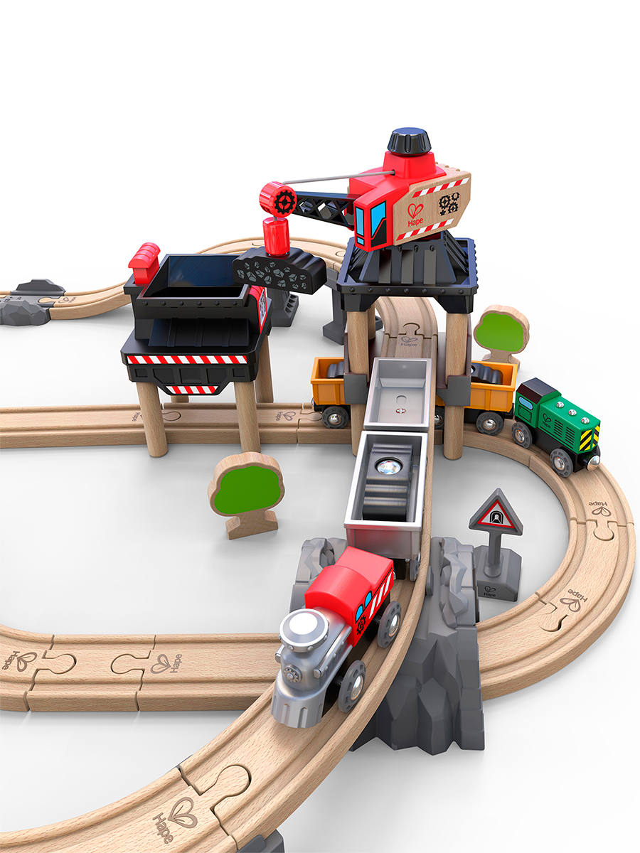 Набор железнодорожный Hape E3756_HP - фото 5