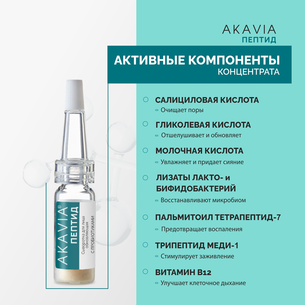 Сыворотка АКАВИЯ Anti-Аcne ночная с кислотами - фото 5