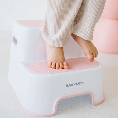 Стульчик-подставка BabyRox нежно-розовый