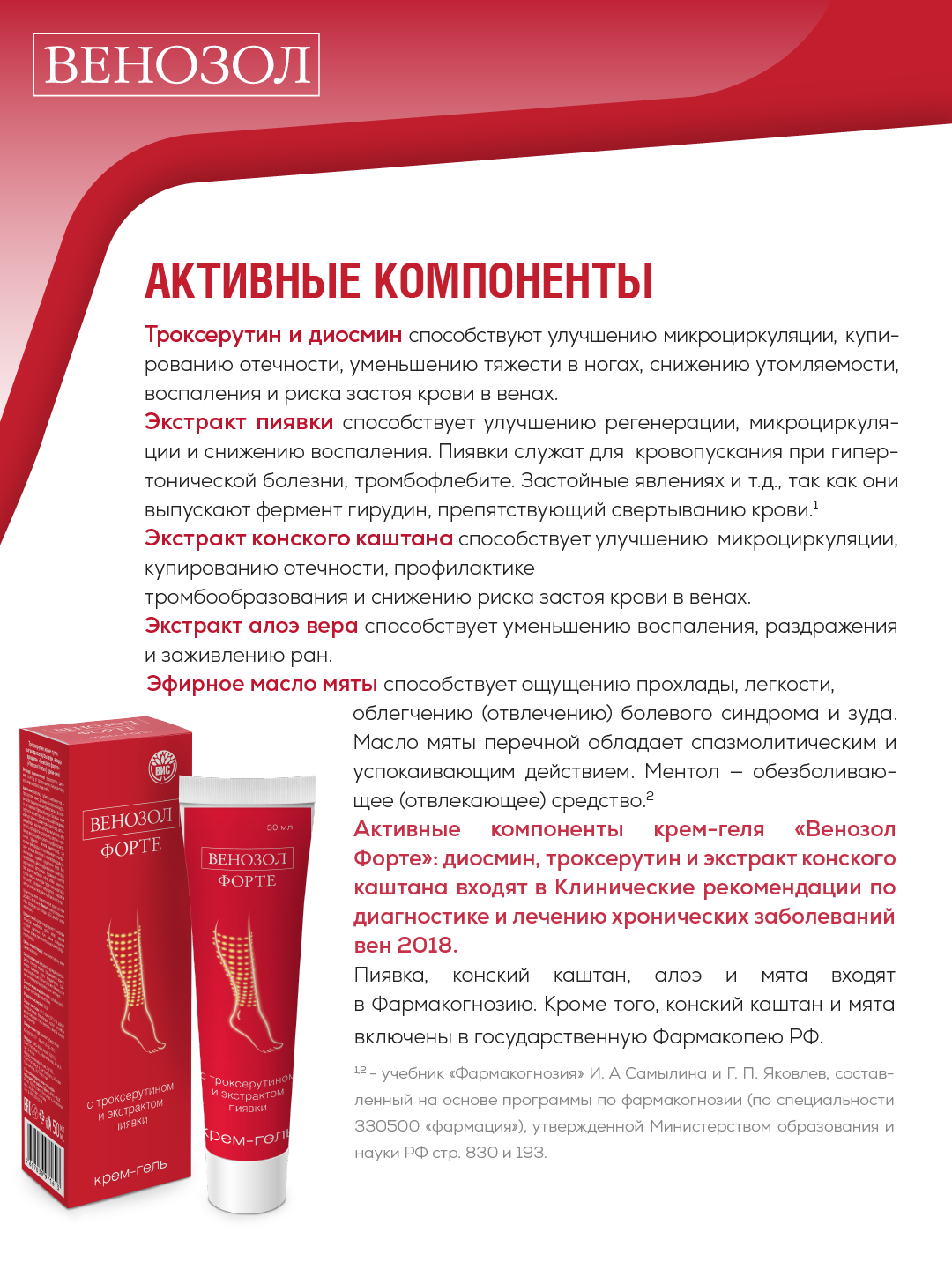 Гель Венозол 50 мл - фото 3