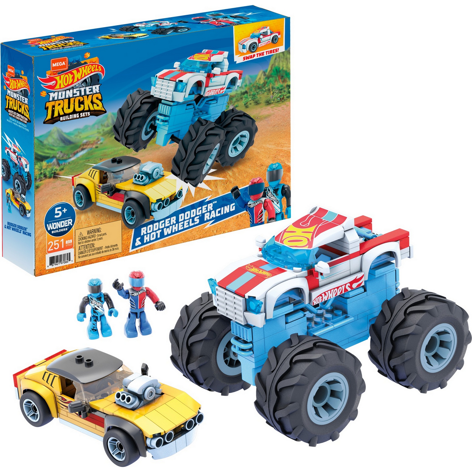 Конструктор Mega Construx Роджер Доджер и Гонщик 251 дет. - фото 5
