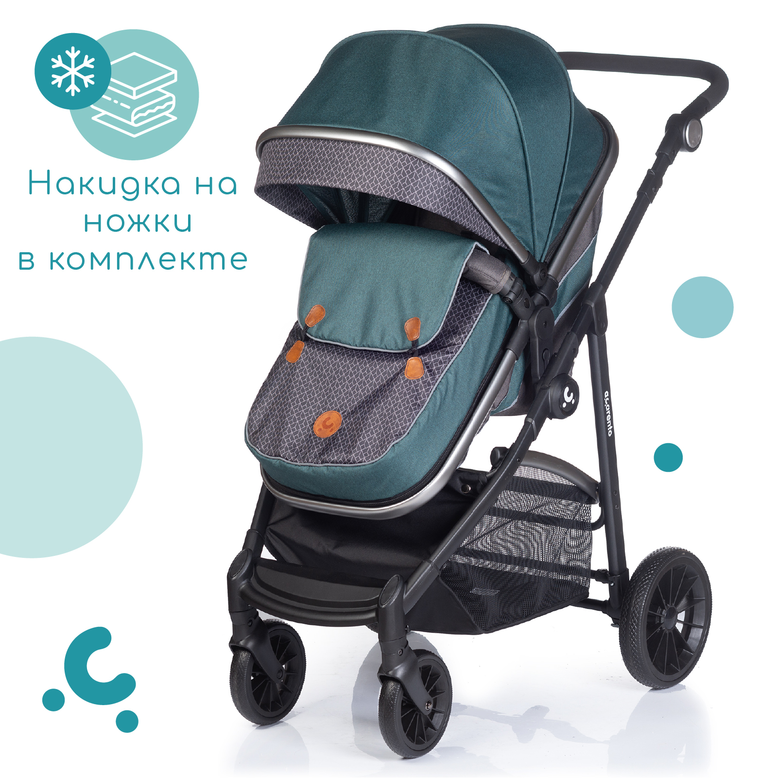 Коляска трансформер Acarento Essenza - фото 3