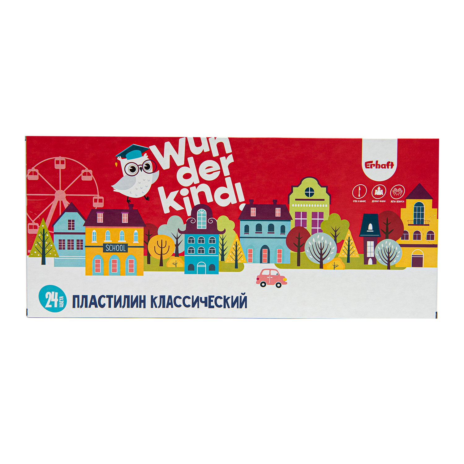 Пластилин Erhaft 24 цв. - фото 1