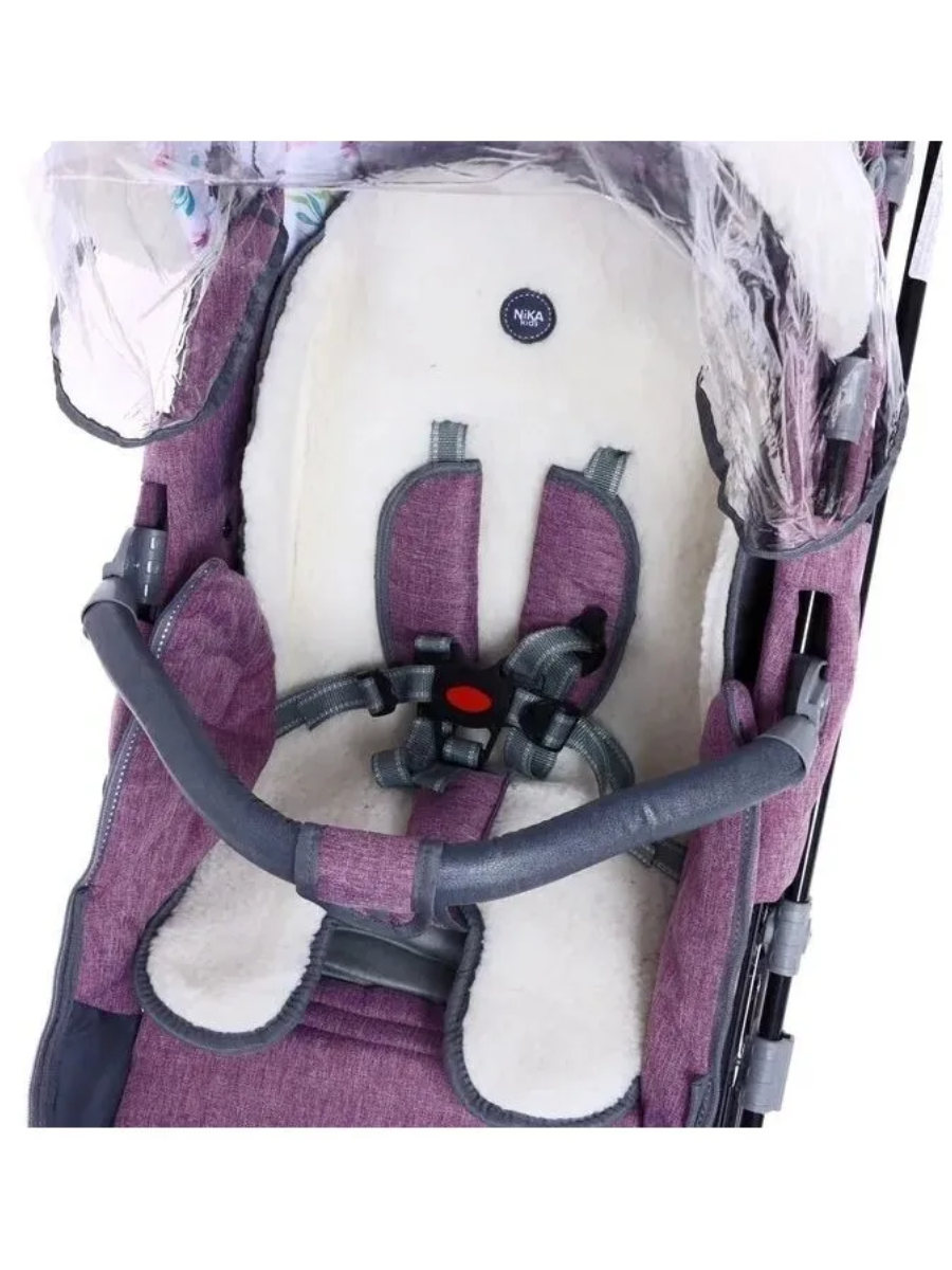 Санки-коляска NiKA kids Вересковый - фото 2