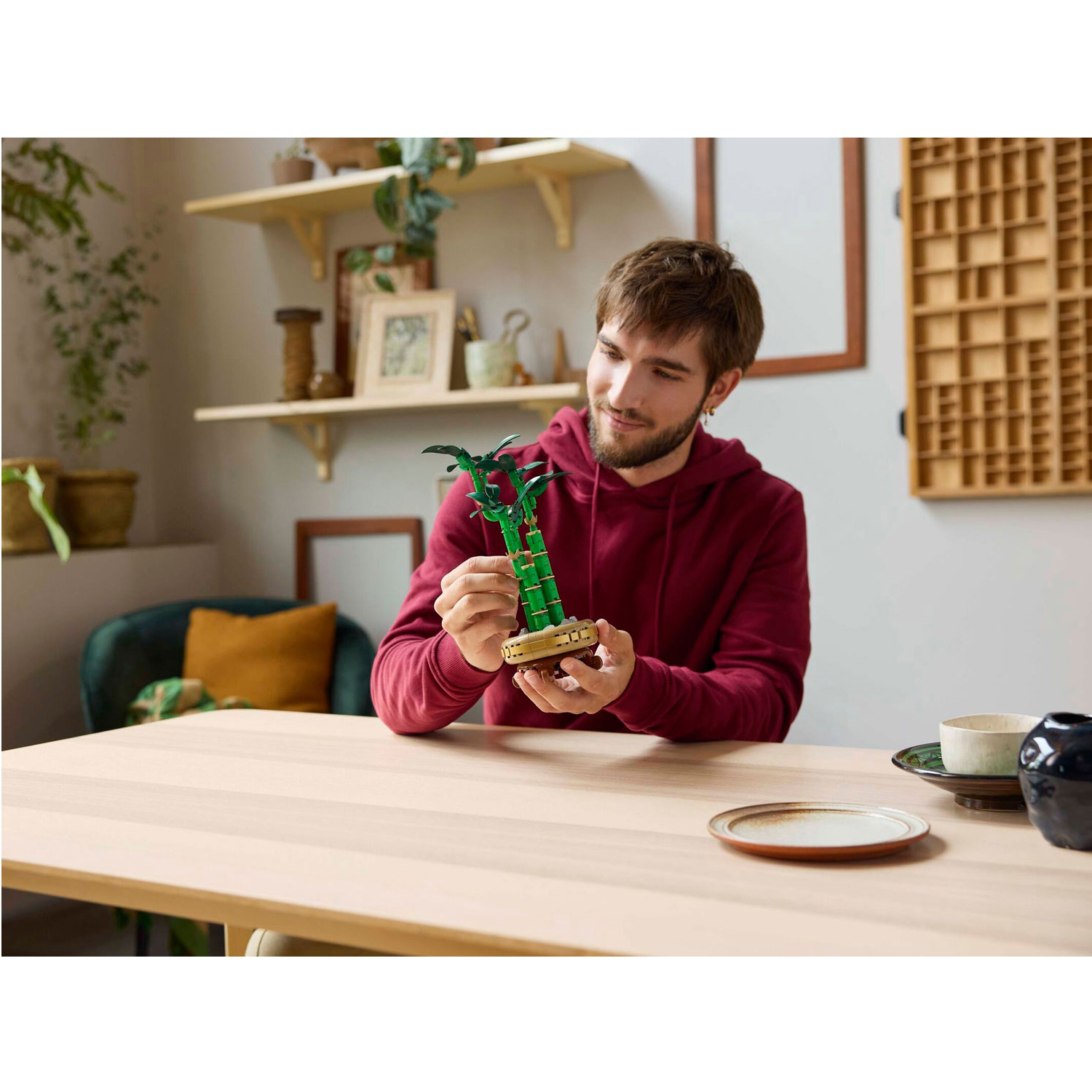 Конструктор LEGO Botanicals Счастливый Бамбук 325 дет. - фото 8