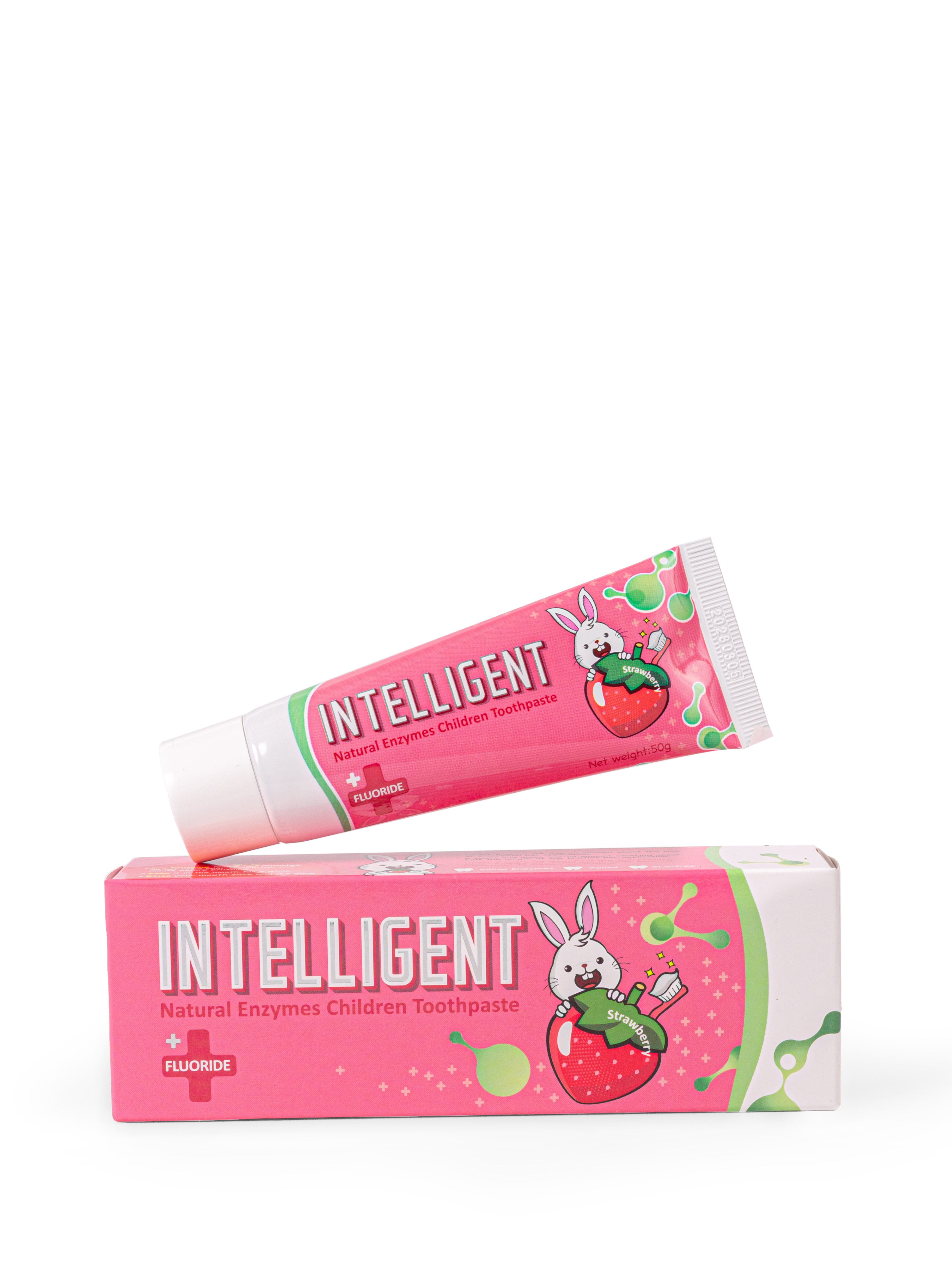 Зубная паста INTELLIGENT с фтором Клубника 50 г - фото 1