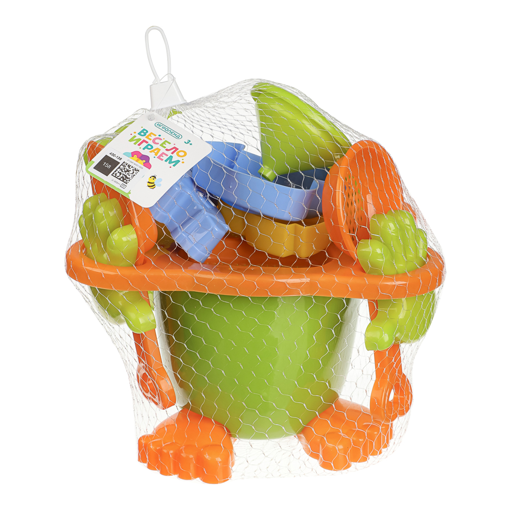 Песочный набор Игроленд Дружок 9 предм. в ассортименте - фото 6