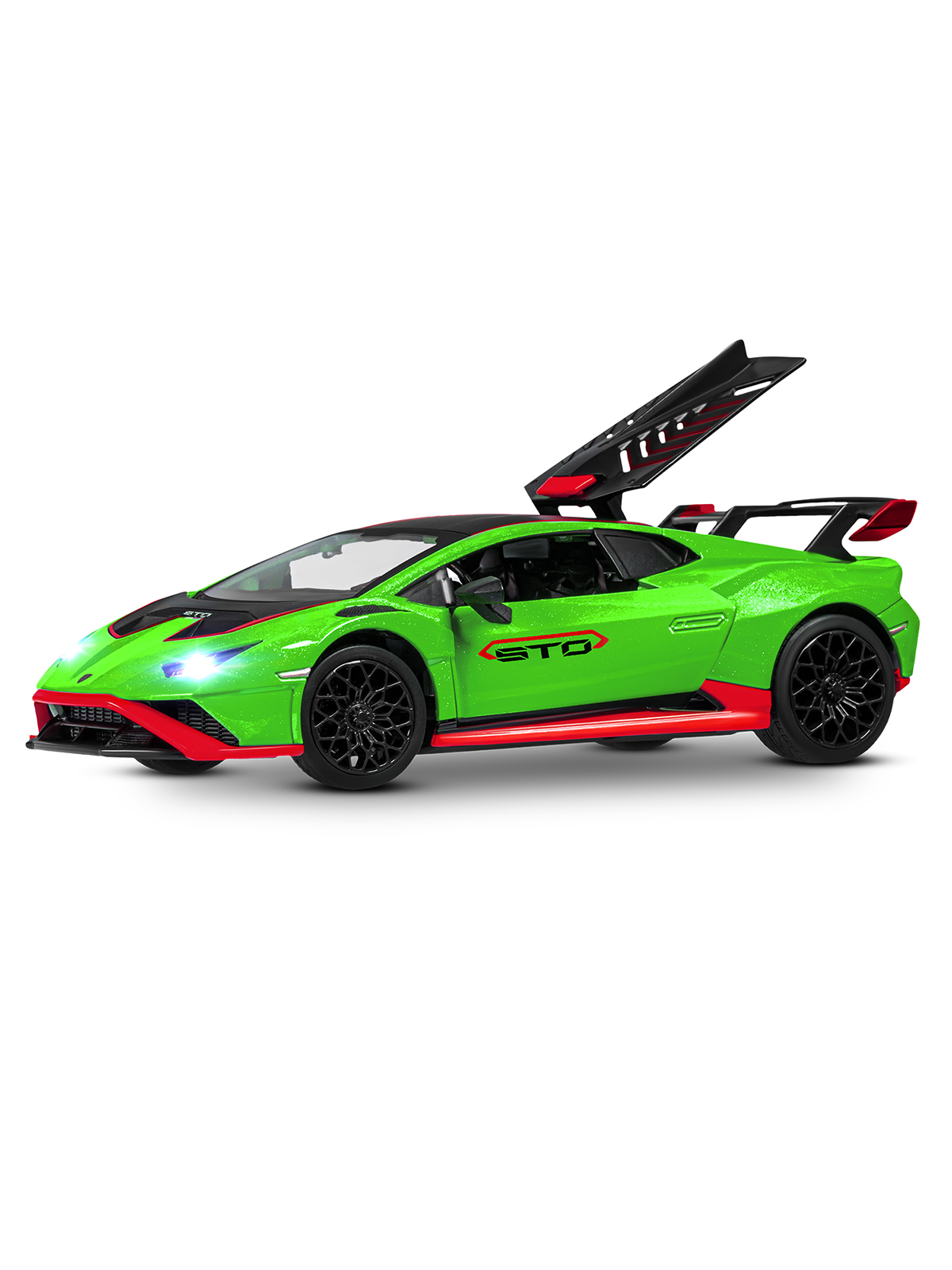 Автомобиль АВТОпанорама Lamborghini Huracan STO 1:32 JB1251662 - фото 6