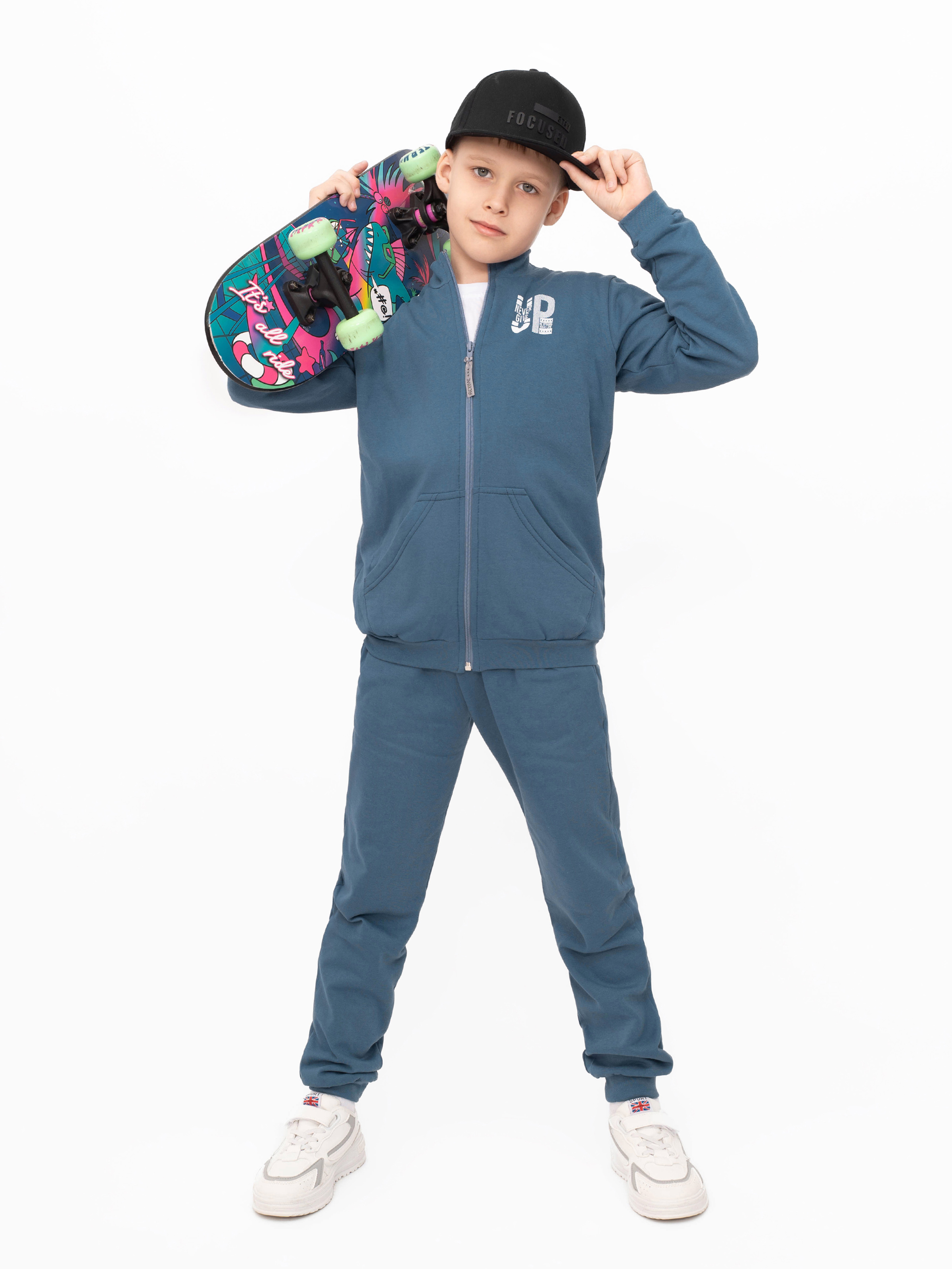 Спортивный костюм ULTRA 7064п-Ул джинс не сдавайся - фото 2