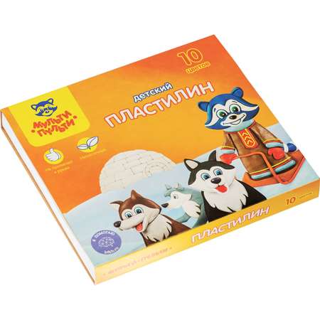 Пластилин Мульти Пульти 10 цв.