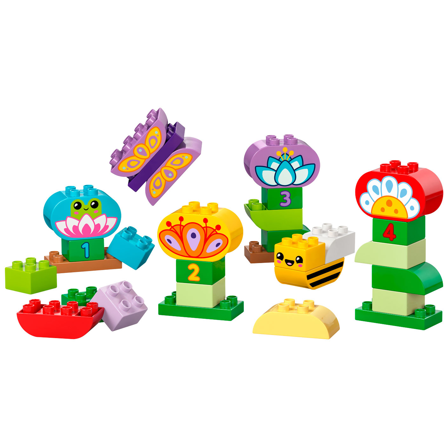 Конструктор LEGO DUPLO Креативный Сад и Цветы блочный - фото 5