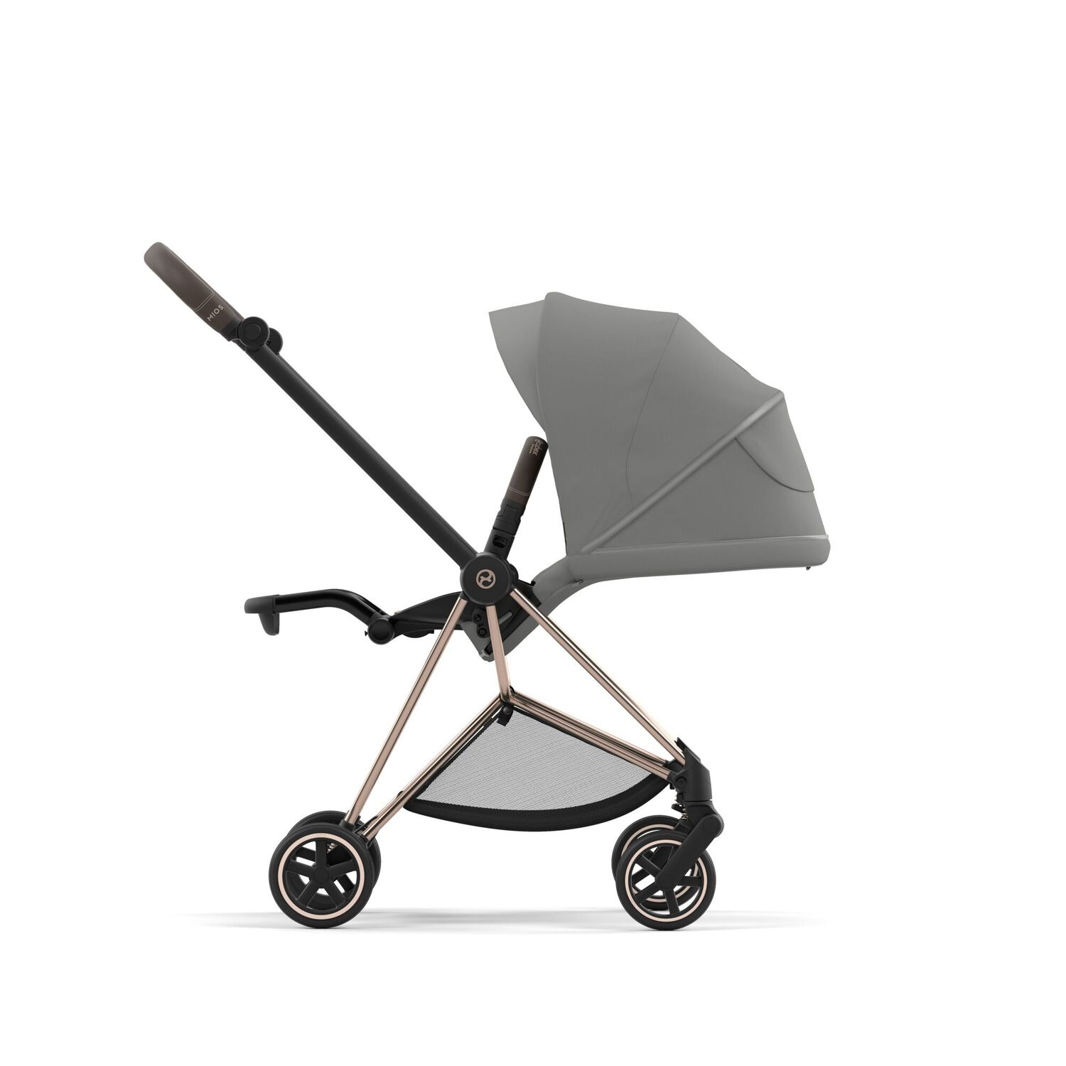 Коляска прогулочная Cybex Mios III Rosegold серый - фото 3