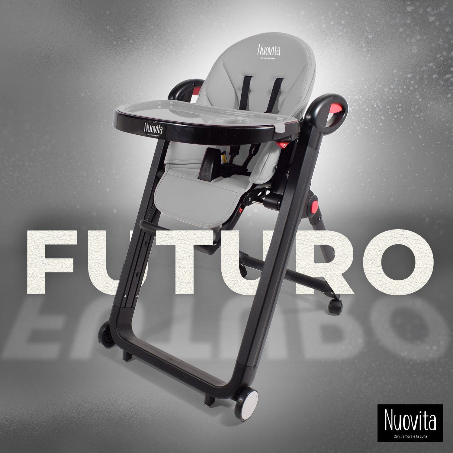 Стульчик для кормления Nuovita Futuro Nero классический - фото 2