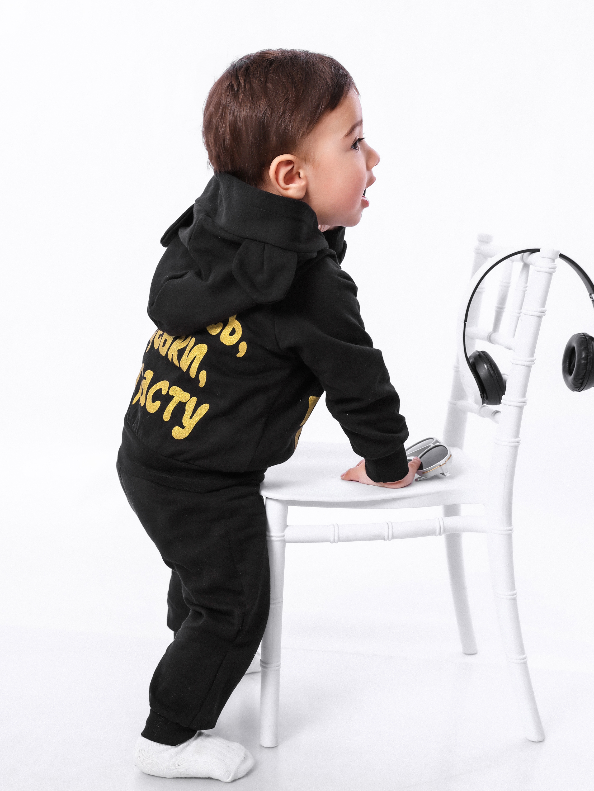 Спортивный костюм BabyDreams KS01черный - фото 7