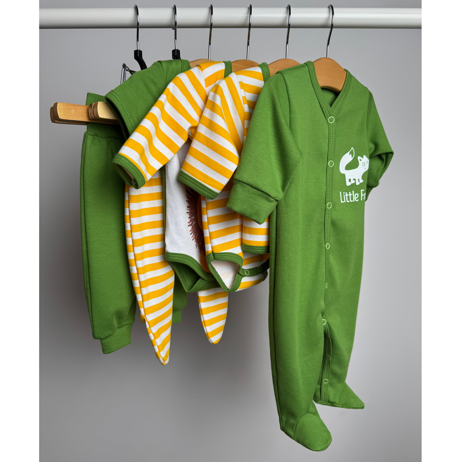 Боди 2 шт Little Fox 1LF2LC04/17 - фото 5