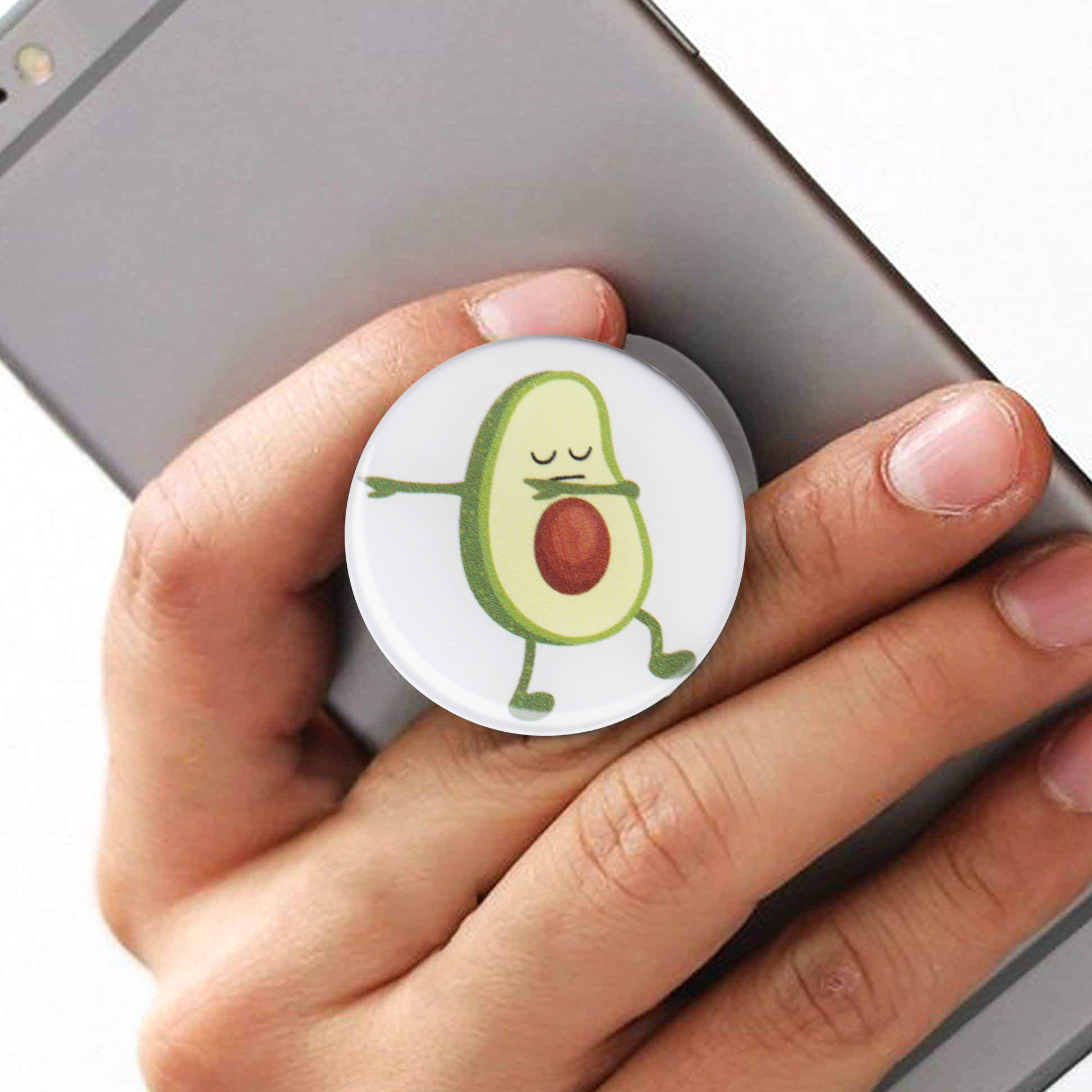 Держатель для телефона Krutoff Попсокет Авокадо - вид 5 - фото 3