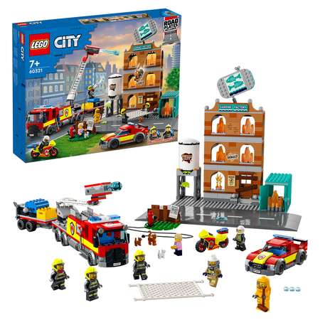 Конструктор LEGO City Fire Пожарная команда блочный