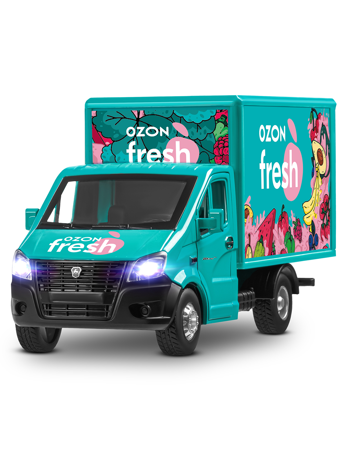 Грузовик Ozon ГАЗель Next Ozon Fresh 1:28 JB0405417 - фото 14