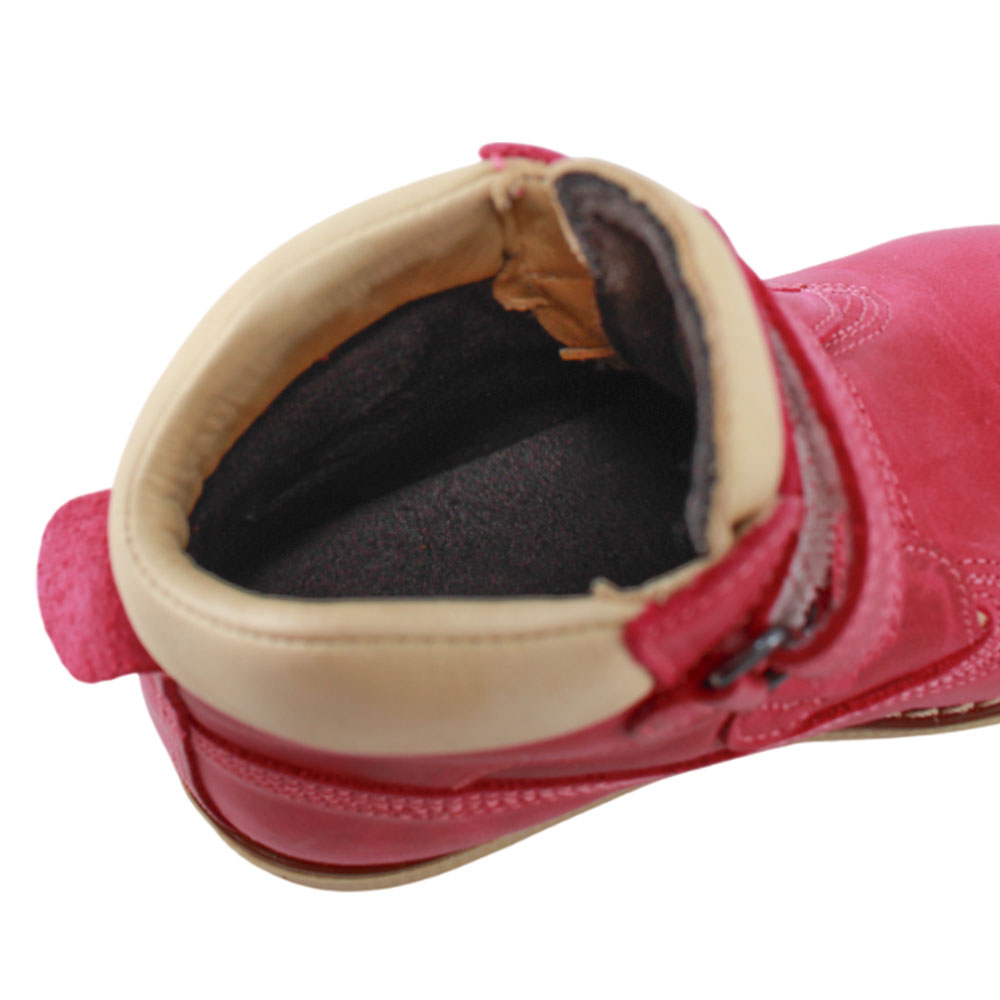 Ботинки Europen 214-89-SV EUROPEN Ботинки для девочки, фуксия кожа - фото 4