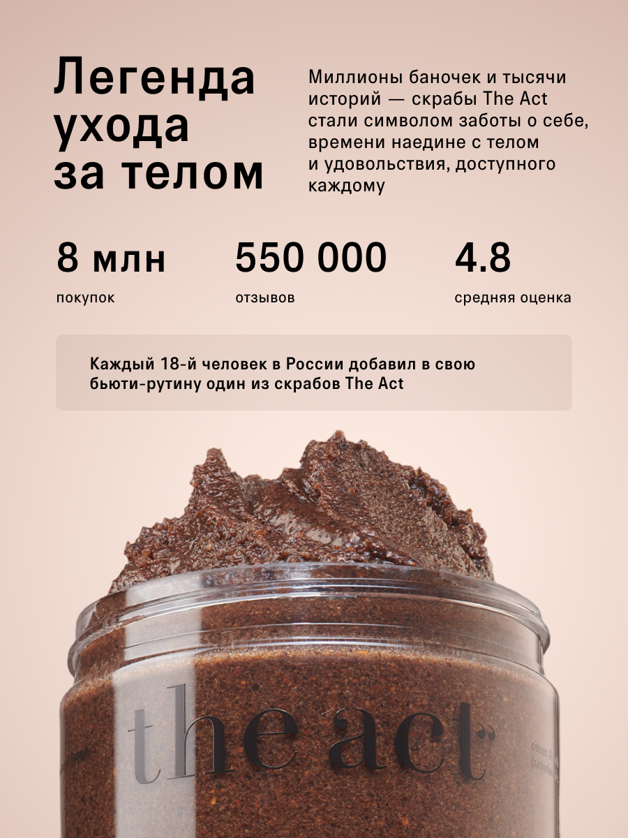 Скраб The Act для тела 300 мл - фото 2