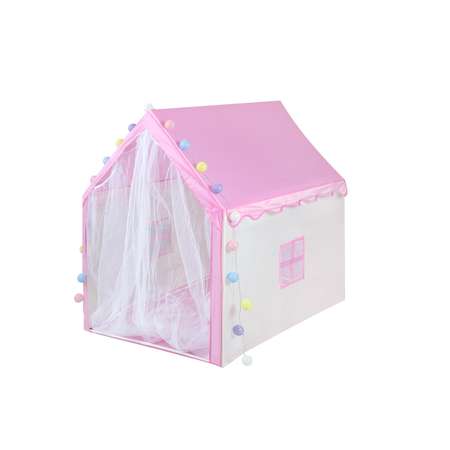 Палатка игровая Рыжий кот Домик / 125*95*130 см